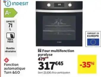 Four multifonction pyrolyse