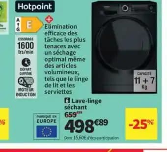 Promotion Exclusives de 4
Lave-linge sechant : Découvrez l'Offre incontournable