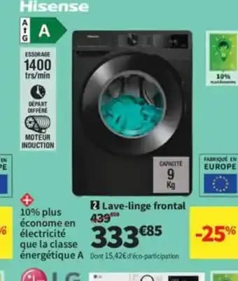 HISENSE Lave-linge frontal