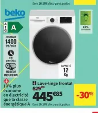 BEKO Lave-linge frontal