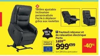 Promotion Exclusives de 9
Fauteuil releveur : Découvrez l'Offre incontournable