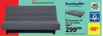 Promotion Exclusives de 2
Banquette lit clic clac : Découvrez l'Offre incontournable