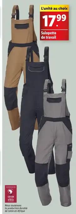 Promotion Exclusives de Salopette de travail : Découvrez l'Offre incontournable
