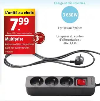 Promotion Exclusives de 3
Multiprise : Découvrez l'Offre incontournable