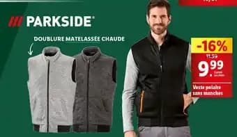 PARKSIDE Veste polaire sans manches