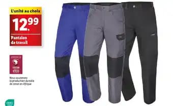 Promotion Exclusives de 13
Pantalon de travail : Découvrez l'Offre incontournable