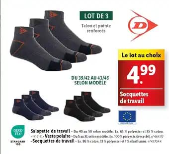 PARKSIDE Socquettes de travail