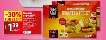 Toque du Chef Nuggets de poulet