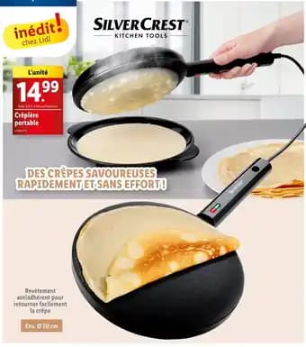 SILVERCREST Crêpière portable