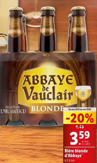 Promotion Exclusives de 3
Abbaye de : Découvrez l'Offre incontournable