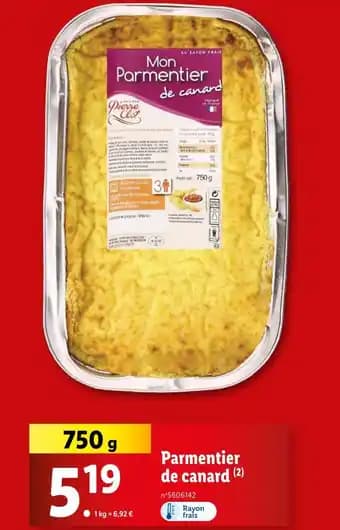 Promotion Exclusives de 1
Parmentier canard : Découvrez l'Offre incontournable