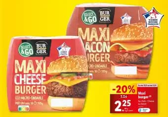 Promotion Exclusives de 19
Burger : Découvrez l'Offre incontournable