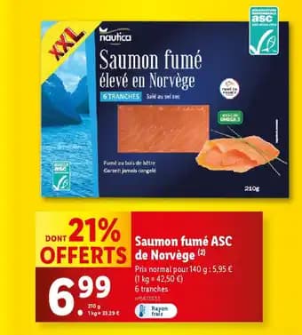 Promotion Exclusives de 7
Saumon de norvège : Découvrez l'Offre incontournable