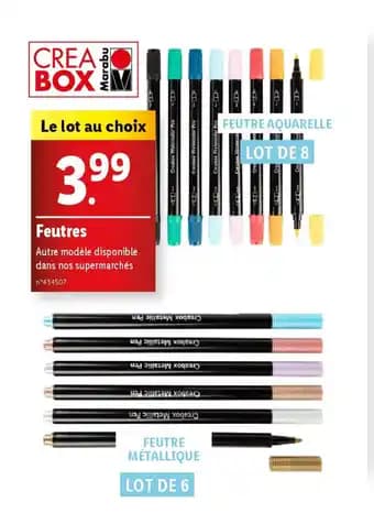 Promotion Exclusives de 13
Feutres : Découvrez l'Offre incontournable