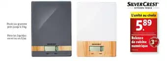 SILVERCREST Balance de cuisine numérique