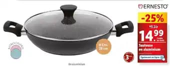 EJERNESTOⓇ Sauteuse en aluminium