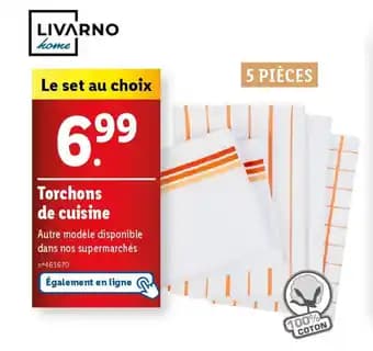 Promotion Exclusives de 16
Torchons : Découvrez l'Offre incontournable