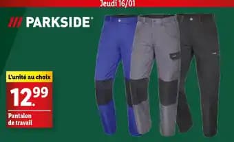 PARKSIDE® Pantalon de travail