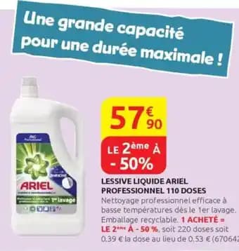 Promotion Exclusives de 1
Lessive doses : Découvrez l'Offre incontournable