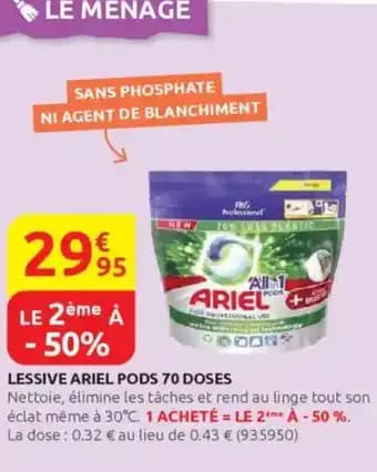 Promotion Exclusives de 9
Lessive pods+ : Découvrez l'Offre incontournable