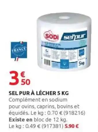 SODI Sel pur à lécher 5 kg