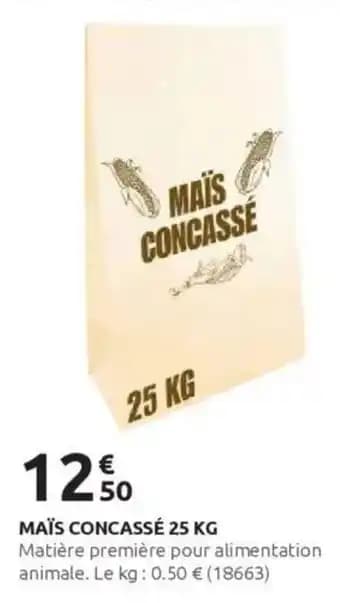 MAÏS CONCASSÉ 25 kg