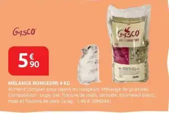 GASCO Mélange rongeurs 4 kg