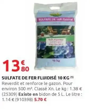 Promotion Exclusives de Sulfate de fer : Découvrez l'Offre incontournable