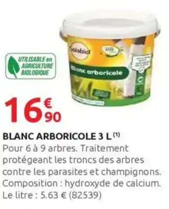 Blanc arboricole 3 l