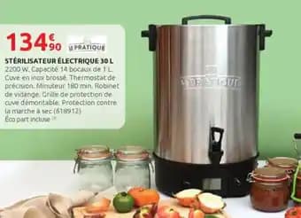 Promotion Exclusives de 1
Stérilisateur électrique : Découvrez l'Offre incontournable