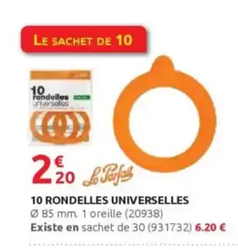10 rondelles universelles