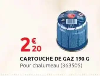 Promotion Exclusives de Cartouche de gaz : Découvrez l'Offre incontournable
