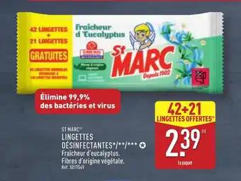 ST MARC Lingettes désinfectantes