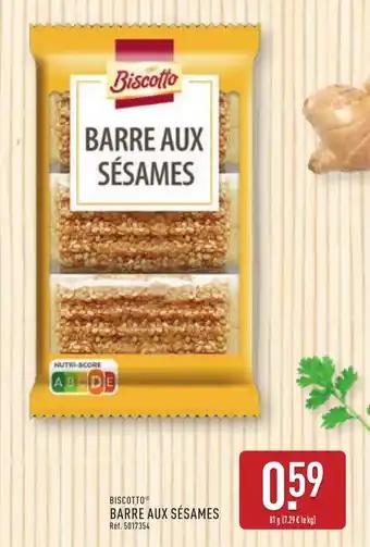 BISCOTTO Barre aux sésames 81 g