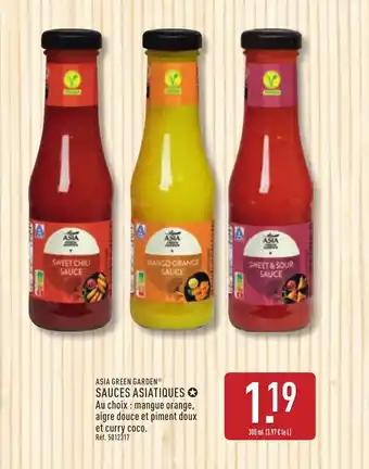 ASIA GREEN GARDEN Sauces asiatiques 300 ml