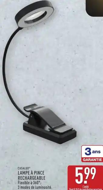 CASALUX® Lampe à pince rechargeable