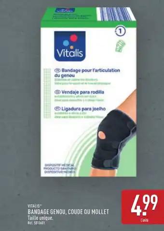 VITALIS® Bandage genou, coude ou mollet