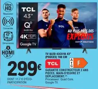 Promotion Exclusives de 22
Qled : Découvrez l'Offre incontournable