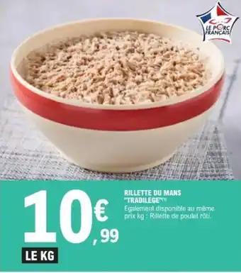 Rillette du mans tradilege