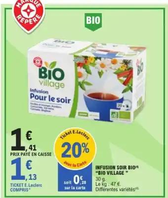 BIO VILLAGE Infusion soir bio 30 g