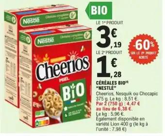 NESTLÉ Céréales bio 375 g