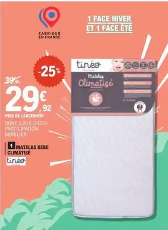 Matelas bebe climatisé