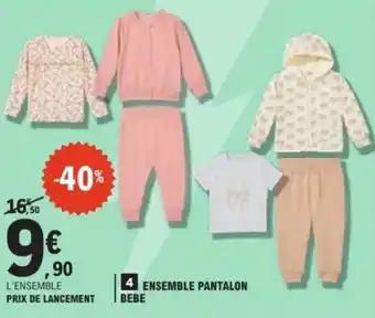 Ensemble pantalon bebe