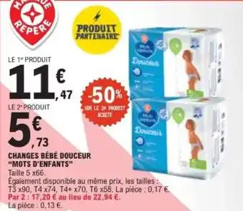 "MOTS D'ENFANTS" Changes bébé douceur