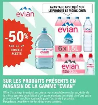 Promotion Exclusives de 6
Evian : Découvrez l'Offre incontournable