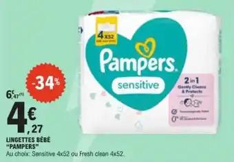 Promotion Exclusives de 5
Pampers lingettes : Découvrez l'Offre incontournable