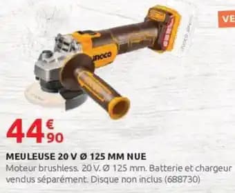 Promotion Exclusives de 2
Meuleuse 125 mm : Découvrez l'Offre incontournable