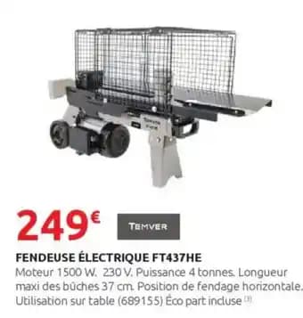 TEMVER Fendeuse électrique ft437he