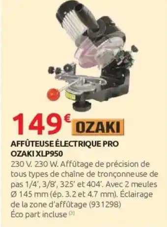 OZAKI Affûteuse électrique pro ozaki xlp950