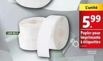 SILVERCREST Papier pour imprimante à étiquettes